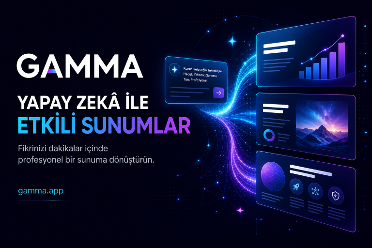 Etkili Sunum Hazırlamayı Kolaylaştıran Yapay Zekâ Aracı: Gamma