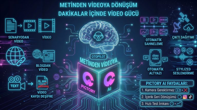Metinleri Dakikalar İçinde Videoya Dönüştüren Güç: Pictory AI Nedir ve Kimler Kullanmalı?